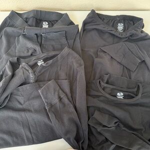 Fruit of the Loom Women's Black Long Sleeve Tees